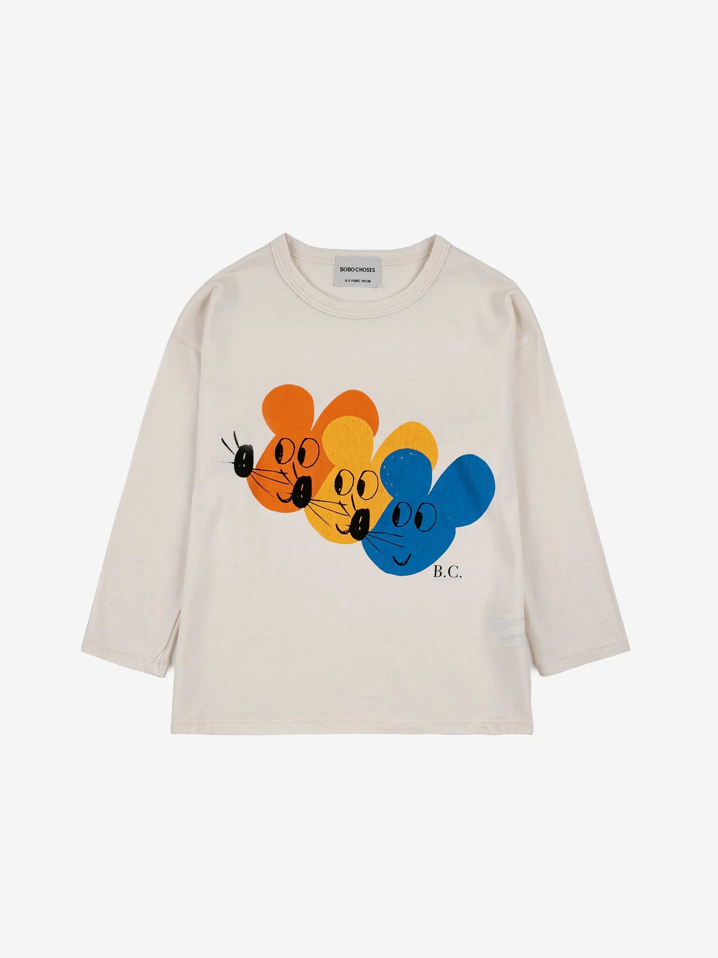 Multi Colour Mouse T Shirt Bobo Choses