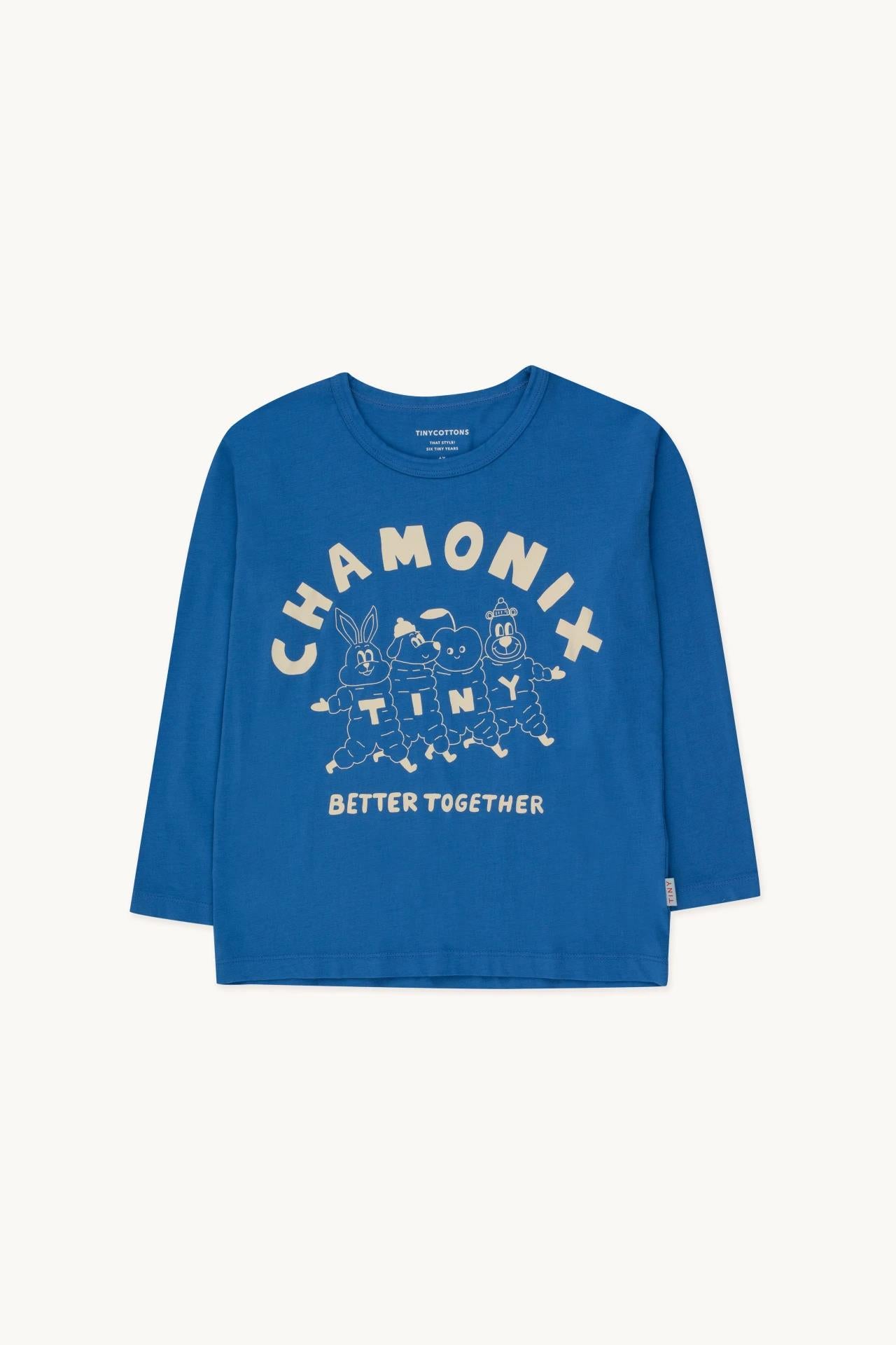 Chamonix Tee, Blue- Tiny Cottons