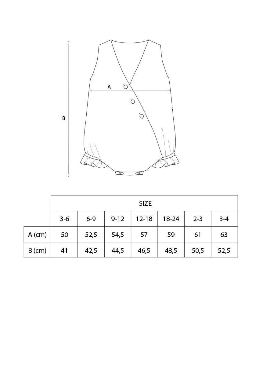 4.2 Green check woollen crossover romper suit-Popelin