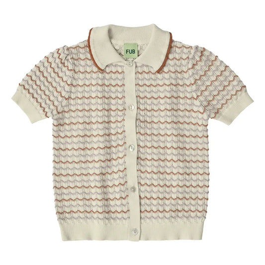 POINTELLE SHIRT, ECRU