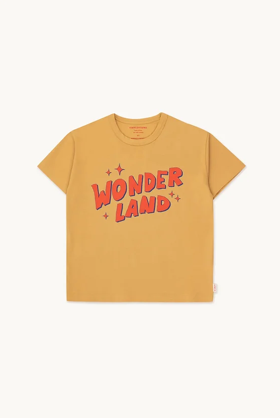 Wonderland Tee, Pale Ochre - Tiny cottons