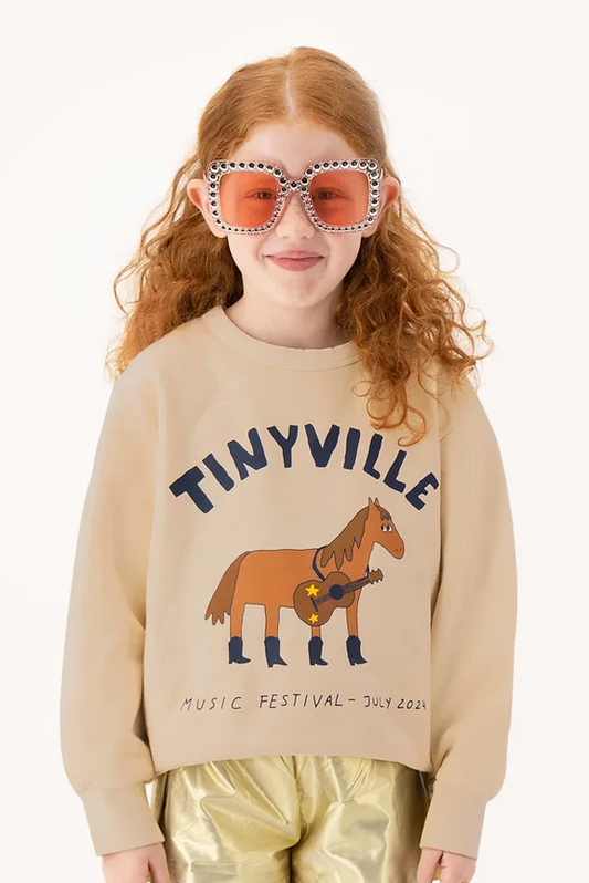 Festival Sweatshirt, Vanilla - Tiny cottons