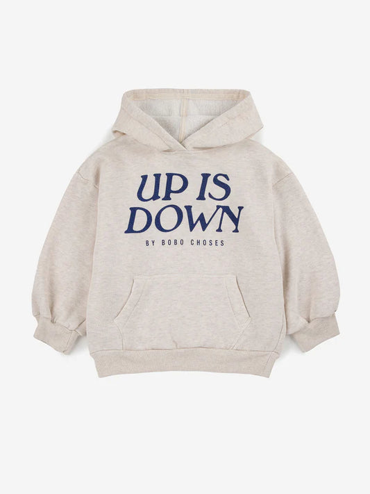 UP IS DOWN HOODED SWEATSHIRT