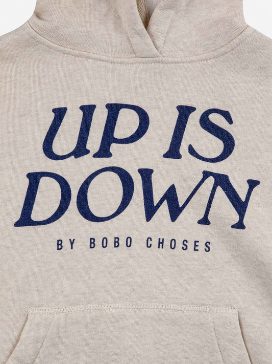 UP IS DOWN HOODED SWEATSHIRT