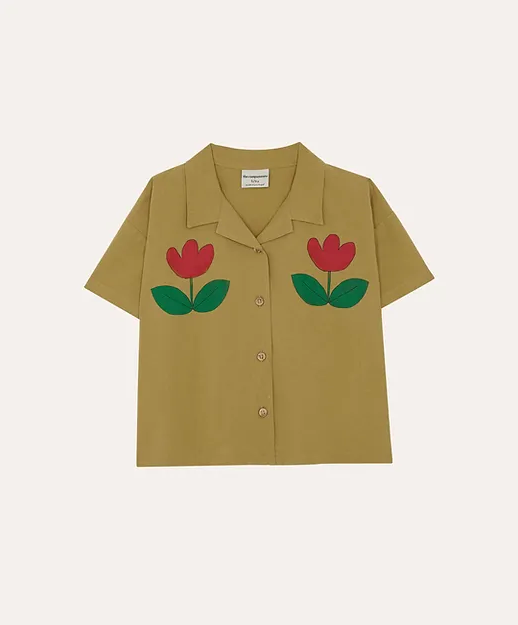 Tulips Shirt, Ochre - The Campamento