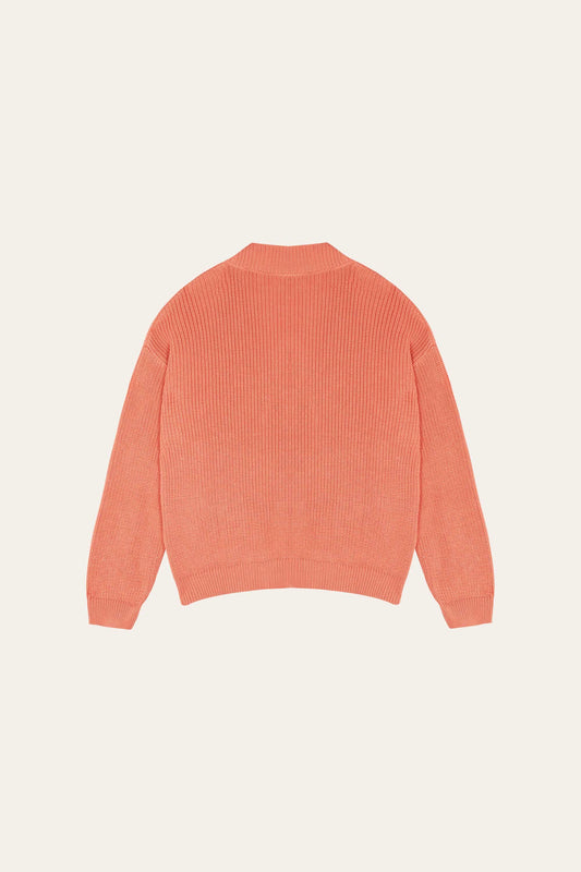 Peach Cardigan - The Campamento