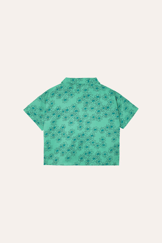 Green Daisies Shirt - The Campamento