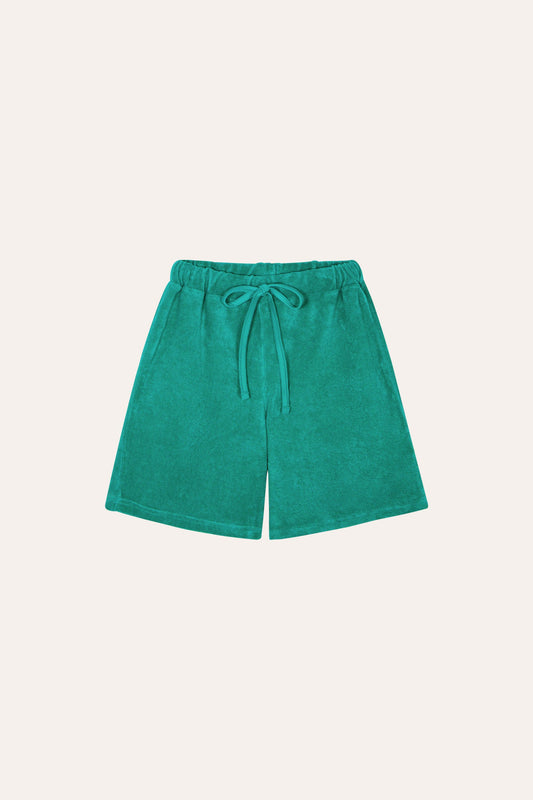 Green Terry Shorts- The Campamento